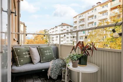 Balkong eller utsiktsbild