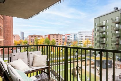 Balkong eller utsiktsbild