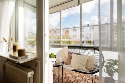 Balkong eller utsiktsbild