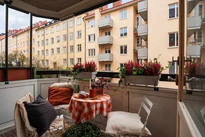 Balkong eller utsiktsbild