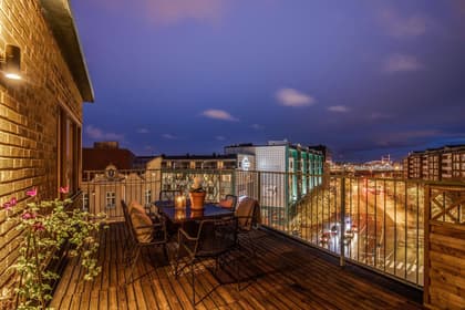 Balkong eller utsiktsbild