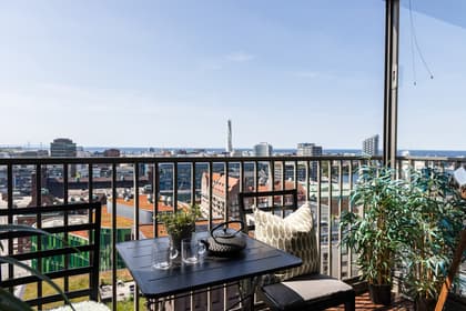 Balkong eller utsiktsbild