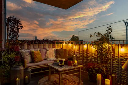 Balkong eller utsiktsbild