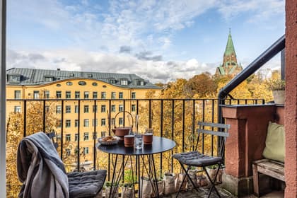 Balkong eller utsiktsbild