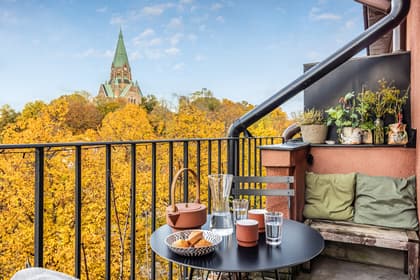 Balkong eller utsiktsbild