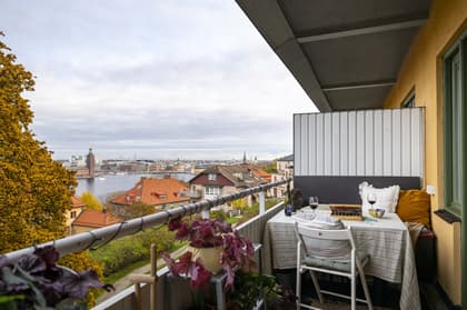 Balkong eller utsiktsbild