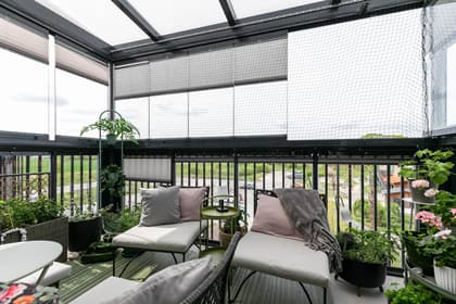 Balkong eller utsiktsbild