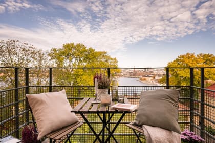 Balkong eller utsiktsbild