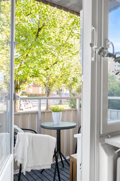 Balkong eller utsiktsbild