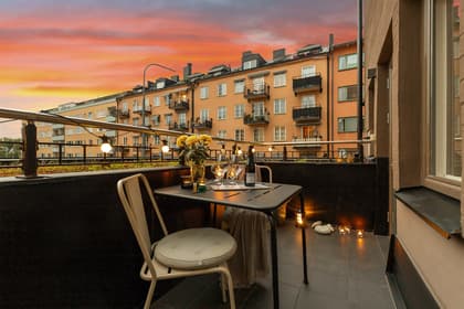 Balkong eller utsiktsbild