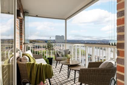 Balkong eller utsiktsbild