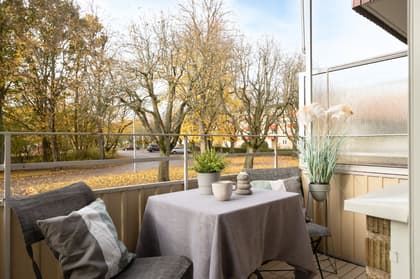 Balkong eller utsiktsbild