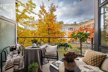 Balkong eller utsiktsbild