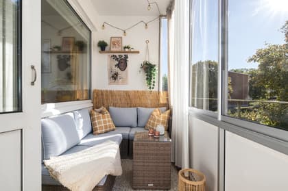 Balkong eller utsiktsbild