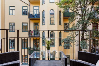 Balkong eller utsiktsbild