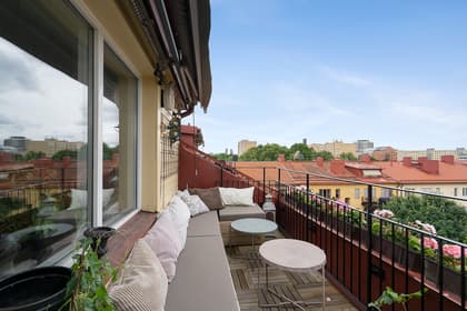 Balkong eller utsiktsbild