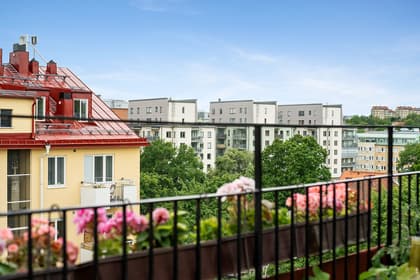 Balkong eller utsiktsbild