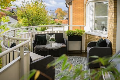 Balkong eller utsiktsbild