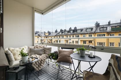 Balkong eller utsiktsbild