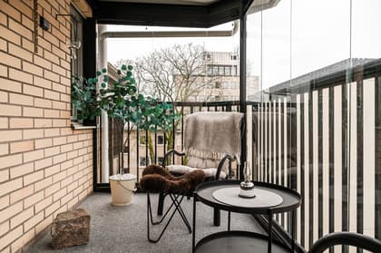 Balkong eller utsiktsbild