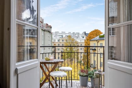 Balkong eller utsiktsbild