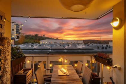 Balkong eller utsiktsbild