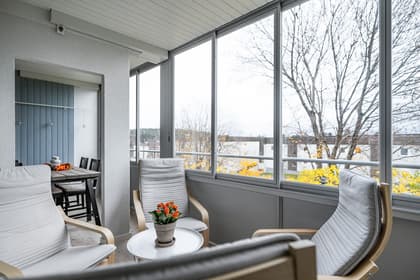 Balkong eller utsiktsbild