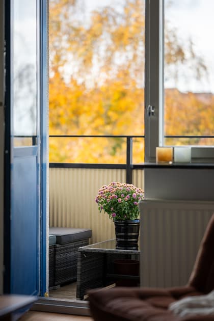 Balkong eller utsiktsbild