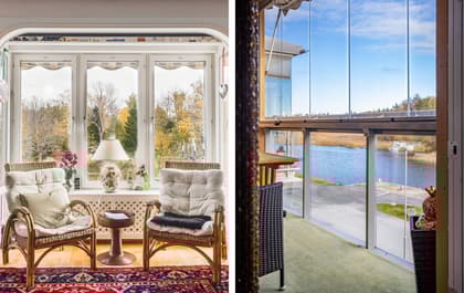 Balkong eller utsiktsbild