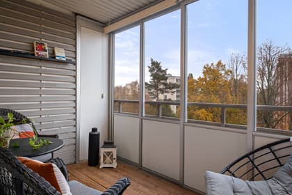 Balkong eller utsiktsbild