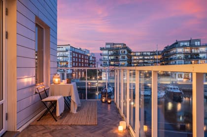 Balkong eller utsiktsbild