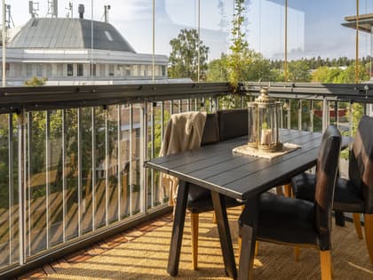 Balkong eller utsiktsbild