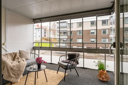 Balkong eller utsiktsbild