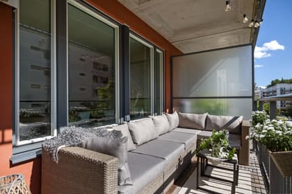 Balkong eller utsiktsbild