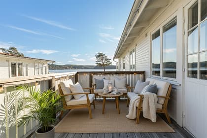 Balkong eller utsiktsbild