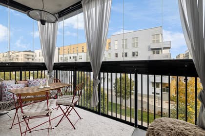 Balkong eller utsiktsbild