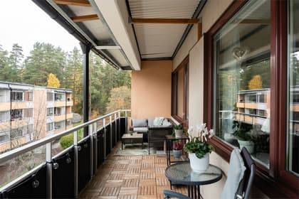 Balkong eller utsiktsbild