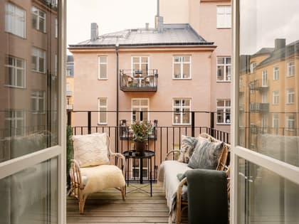 Balkong eller utsiktsbild