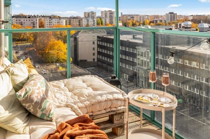 Balkong eller utsiktsbild