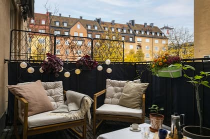 Balkong eller utsiktsbild