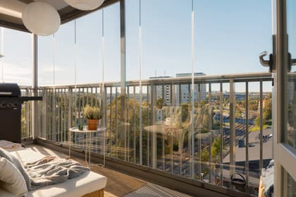 Balkong eller utsiktsbild