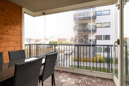 Balkong eller utsiktsbild