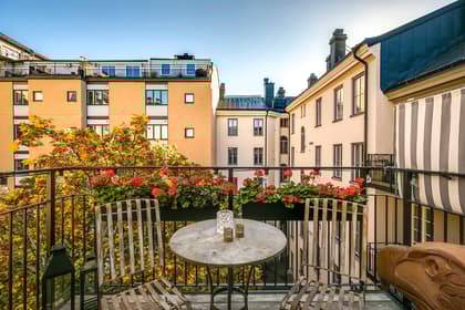 Balkong eller utsiktsbild