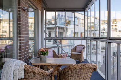 Balkong eller utsiktsbild