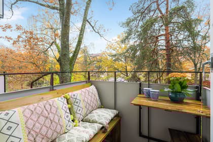 Balkong eller utsiktsbild