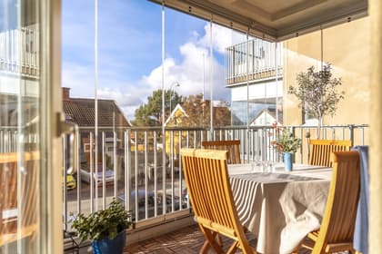 Balkong eller utsiktsbild