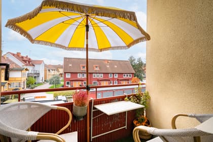 Balkong eller utsiktsbild