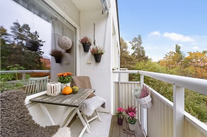 Balkong eller utsiktsbild