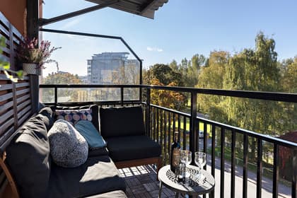 Balkong eller utsiktsbild