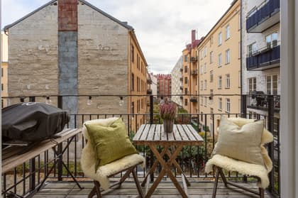 Balkong eller utsiktsbild